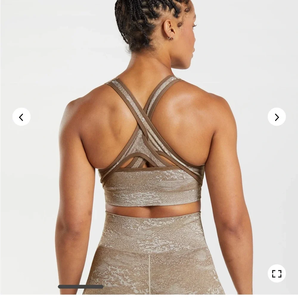 NEW GYMSHARK 🦈 ADAPT CAMO SEAMLESS SPORTS BRA!! 🔥 - Picture 5 of 5